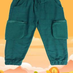 MINIKLUB Boys Green Checks Joggers-image-11