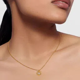 KISNA DIAMOND AND GOLD JEWELLERY Women 18KT Pendant Diamond 0.032 CT-image-65