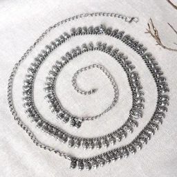 Teejh Mandodari Silver Waistband for Women-image-10