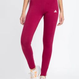 adidas Purple Cotton Striped Tights-image-75