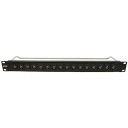 RS PRO BNC 16 Port Loaded Rack Patch Panel 1U Rack Height, 2522982-16