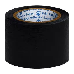 VCR 18 m x 72 mm Waterproof Textile Fibre Black Duct Tape, 1 Roll Per Pack-picture-47