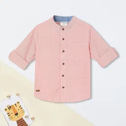 max Boys Opaque Striped Casual Shirt-46