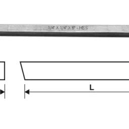 MIRANDA TOOLS M2 Square Bevelled Toolbit Blank (Size 3/8 x 3 Inch)-23