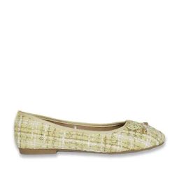 Pantaloons Junior Yellow Flat Ballets-image-0