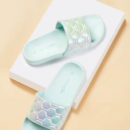 Forever Glam by Pantaloons Women's Blue Slides-image-37