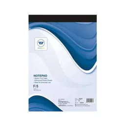 Worldone F/5 Size 58 GSM and 40 Sheets Ruled Note Pad for Writing Quick Notes, WPE1206-19