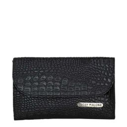 Bagsy Malone Black Textured Clutch-21