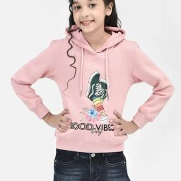 Crimsoune Club Kids Pink Printed Full Sleeves Sweatshirt-image-75