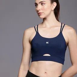HRX by Hrithik Roshan Full Coverage Rapid Dry Lightly Padded Yoga Bra HRX_SS24_W_BA_KY128-picture-27