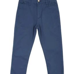 Allen Solly Junior Blue Cotton Regular Fit Trousers-picture-1