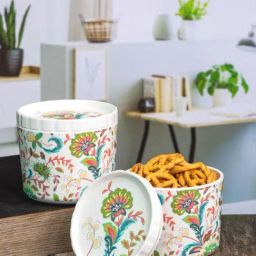 Servewell Passion Multicolor Melamine Elegant Jar (0.5 L) - Set of 2-28