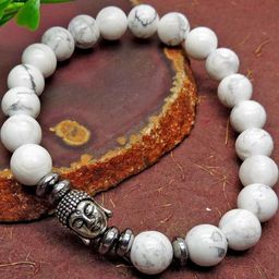 Divine souvenirs Unisex Artificial Beaded Elasticated Bracelets-30