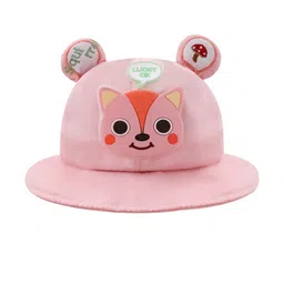 JENNA Girls Pink Self Design Bucket Hat-image-63