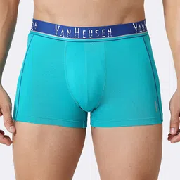 Van Heusen Active Men Solid Swift Dry Mesh Panel Trunks 40044-12
