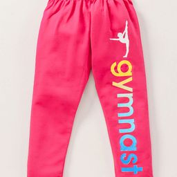 Fido Full Length Leggings Gymnast Print - Pink-image-81