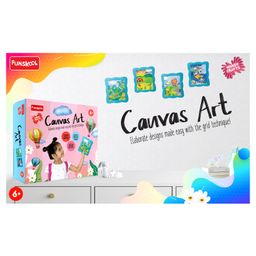 Funskool Canvas Art Kit Pack Of 15  - Blue-16