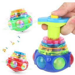 NEGOCIO Magic Lattoo Toy with Music and Lights Spinning Top Toy Magic Lattoo Toy for Kids Lattoo Toy Lattoo Spinning Toy for Kids  PACK OF 3 COLOR MAY VARY-26