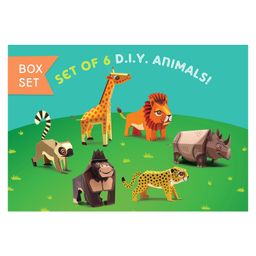 Sky Goodies BOX SET 2: Set of 6 DIY Mini Endangered Animals-17