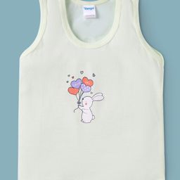 Tango Single Jersey Knit Sleeveless Vest With Bunny Print - Light Green-picture-17