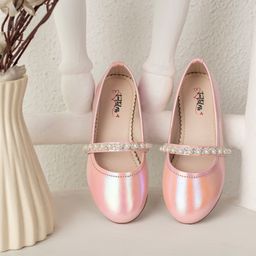 Toothless Pearls Embellished Ballerinas - Pink-image-7