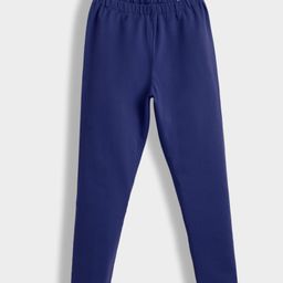 Orange Sugar Cotton Lycra Knit Solid Stretchable Leggings - Royal Blue-picture-43