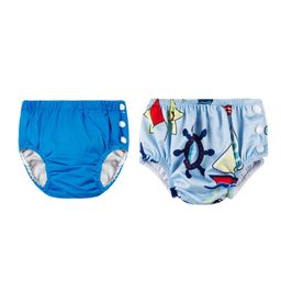 Chinmay Kids Reusable Swim Diaper Pants Pack of 2 - Multicolor-picture-11