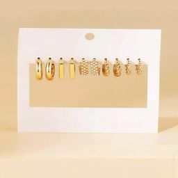TheVineGirl Gold-Plated Hoop Earrings-image-97