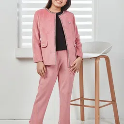 Peppermint Girls Autumn Winter Long Sleeves Coat With Trousers-image-21