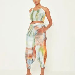ANCESTRY Multicolor Printed Crop Top-picture-35