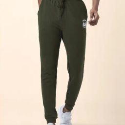 Ajile by Pantaloons Olive Green Slim Fit Joggers-image-53