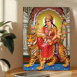 Art Street Green & Red 1 Piece Canvas Religious Wall Paintings-image-93