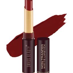 SWISS BEAUTY Non-Transfer Matte Lipstick Athena - 2 gm-28
