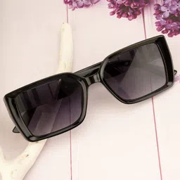 DressBerry Women Grey Lens Rectangle Sunglasses With UV Protected Lens -DB-D96-C1-29