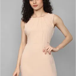 Allen Solly Beige Shift Dress-image-99