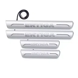 Auto Pearl Car Door Foot Step Led Sill/Scuff Plates Mirror Finish Silver Compatible For Maruti Suzuki Ertiga 2019, LEDSillPLATE_Sil_Ertiga2019 (Set of 4)-image-94