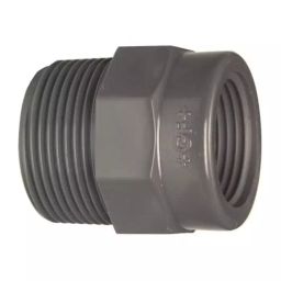Georg Reducer Fischer Plastic Pipe Fitting Straight Threaded R 12.7 mm (1/2 inch) to Rp 9.52 (3/8 inch), 721910834 (Pack of 2)-image-87