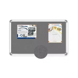 Alkosign 900mm X 1200mm Grey Color Astra Fabric Notice Board ATRNBF-F 90120-picture-4