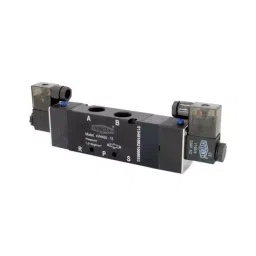 Hydint 3/5 Way Double Solenoid Valve 12.7 mm (1/2 Inch) Nitrile Seal, 4VH430C-15-32