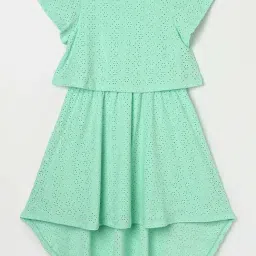 Fame Forever by Lifestyle Kids Green Cotton Regular Fit Dress-picture-32