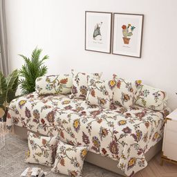 Story@home 8-Piece Satin Finish Diwan Set-55