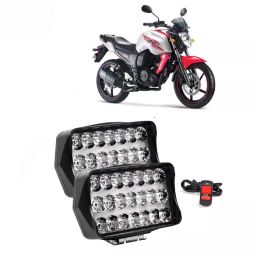 Cartronics 21 LED Fog Light With On/Off Switch for Yamaha FZ-S (Set of 2 Pcs)-2