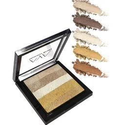AYA Set of 3 Waterproof Liquid Eyeliner 5ml Each & Shimmer Brick Highlighter 03 image 5