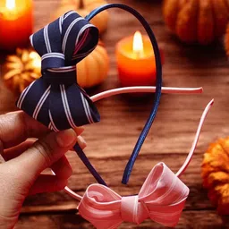CHRONEX Set Of 2 Bow Knot Hairbands-15
