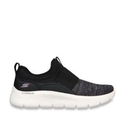 Skechers Women's GO WALK FLEX - VASANTI Black White Walking Shoes-image-23