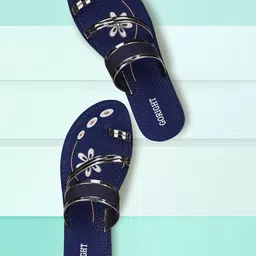 PENNEN Women Printed One Toe Flats-image-44