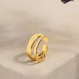 SWASHAA Zoey 18K Gold-Plated Ring-image-21