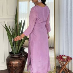 CANIZZARO Women Ethnic Motifs Embroidered Regular Kurta with Trousers & With Dupatta image 5