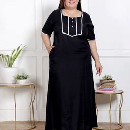 KALINI Women Regular Maxi Nightdress-image-34