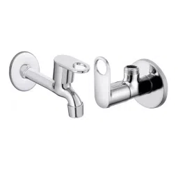GENERIC Prime Bathroom Faucet Set Stainless Steel Chrome Finish Silver, FG1412 ( Pack of 2)-image-85